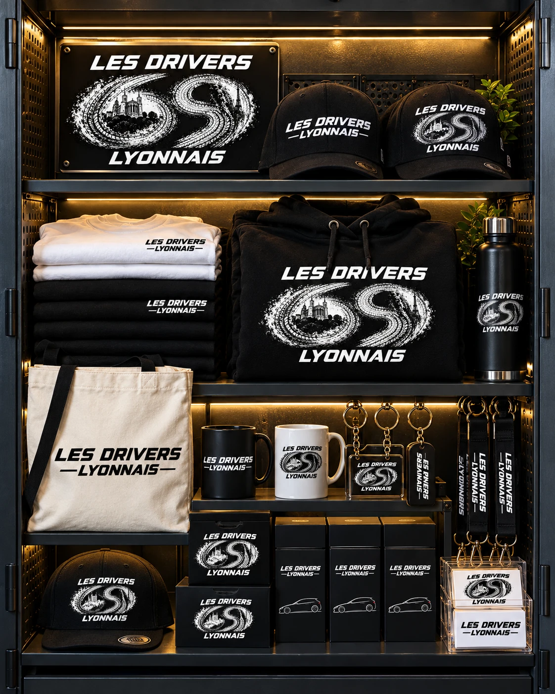Les Drivers 69 Lyonnais, traces de pneus et monuments de Lyon